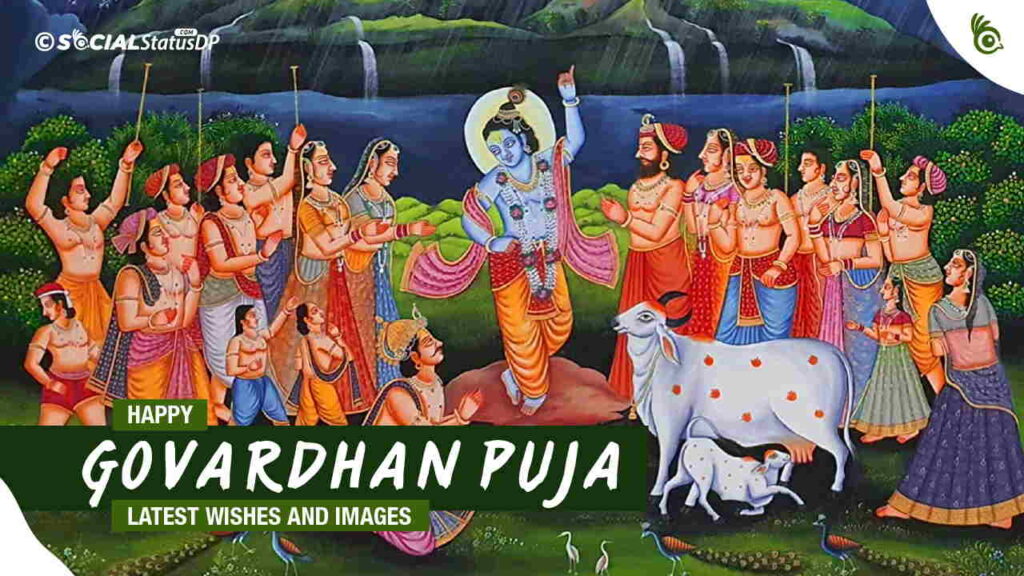 Top 100+ Happy Govardhan Puja 2023 Wishes with Images 