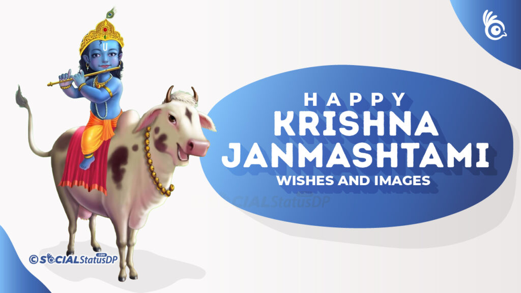 Happy Krishna Janmashtami 2024 Wishes with Lord Krishna Images