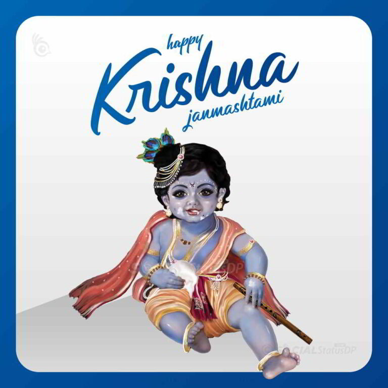 Happy Krishna Janmashtami 2024 Wishes with Lord Krishna Images