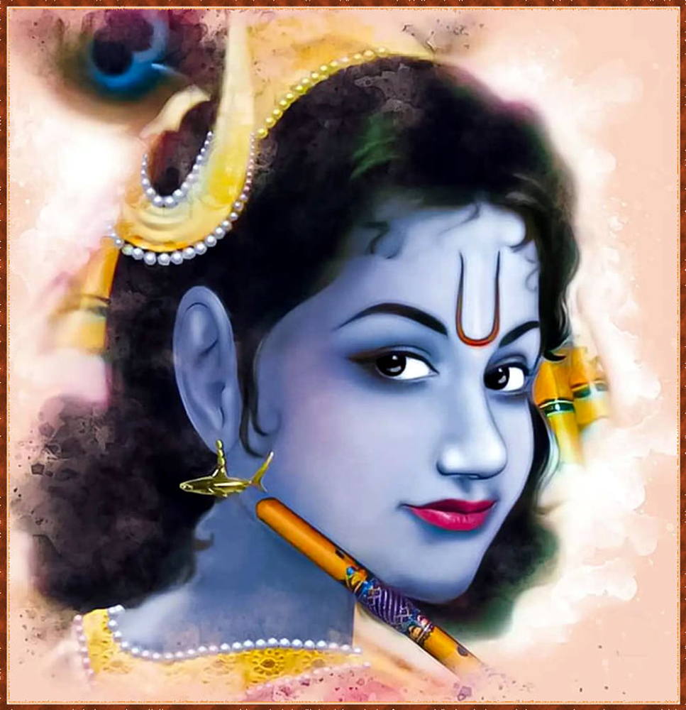 Hindu God Krishna Stock Illustration - Download Image Now - Krishna, God,  Drawing - Art Product - iStock