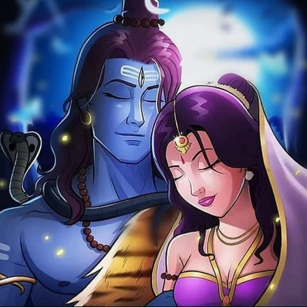  Lord Shiva Maa Parvati Romantic Wallpaper HD  MyGodImages