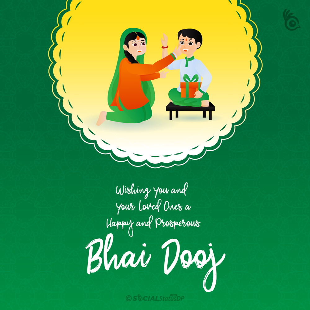 Top 50 Happy Bhai Dooj 2024 Wishes With Images