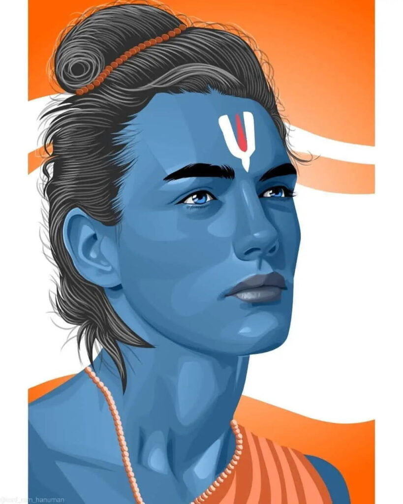 Learn How to Draw Lord Rama (Hinduism) Step by Step : Drawing Tutorials